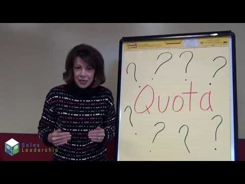 Who Do You Want Me to Assign Your Sales Quota To? | SalesLeadership, Inc.