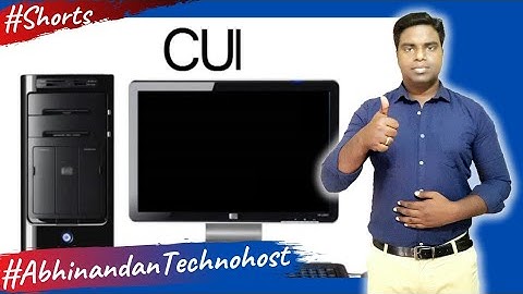 Dos #Shorts 3 CUI character user interface