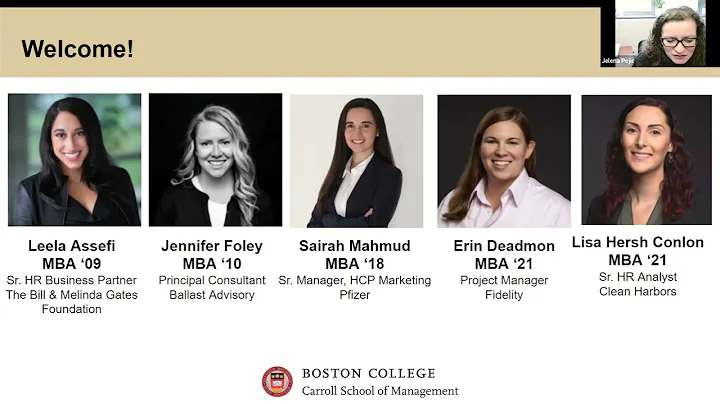 BC MBA Spotlight: Women in Business Panel