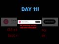 Day 11 of shouting out my last 1 subscriber