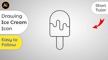 How to Draw Ice Cream Icon in Adobe Illustrator