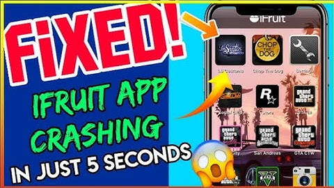 Ifruit app crashing | how to fix ifruit app crashing | ifruit app not working | ifruit app stooped |