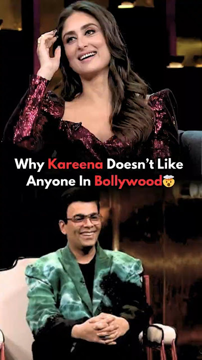 Why Kareena Kapoor Thinks Saif Is Hot😂Karan Johar #kareenakapoorkhan #karanjohar #bollywood