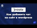 Как добавить чат в wordpress - Jivosite