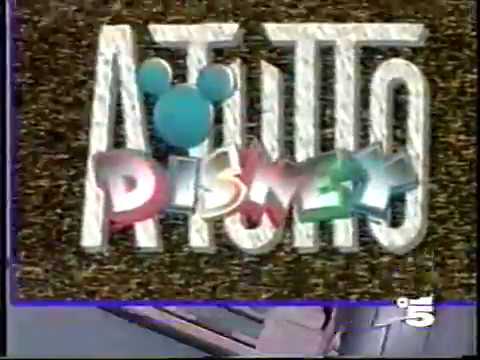 Aprile 1994 - Canale 5 - Annuncio + Sigla A Tutto Disney
