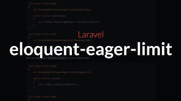 Eager loading avec limit sur Laravel Eloquent