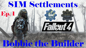 Fallout 4 - Sim Settlements - Bobbie the Builder - Full Walkthrough - w/ Fast Travel