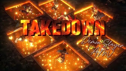 ✶⋆.˚ Demon Slayer AMV/Edit ✧₊⁺ Takedown by Kpop Demon Hunters ˚.⋆✶