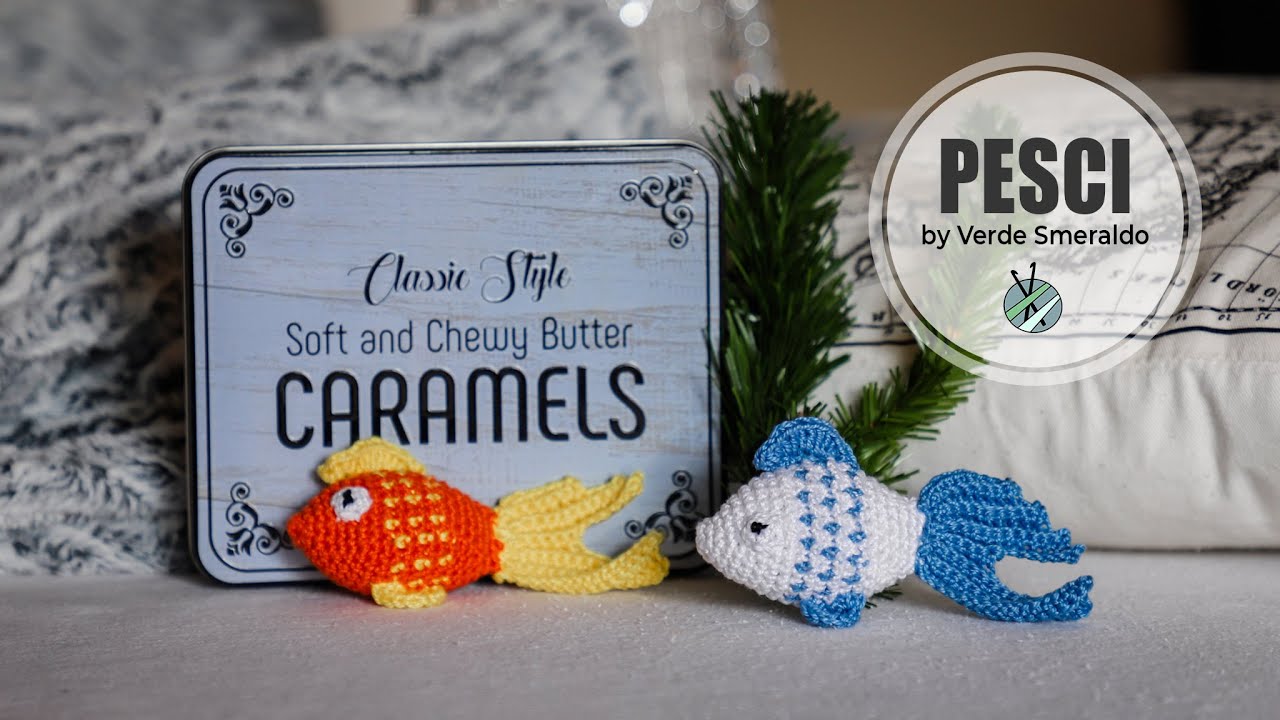 Uncinetto amigurumi: pesci - How to make a fish