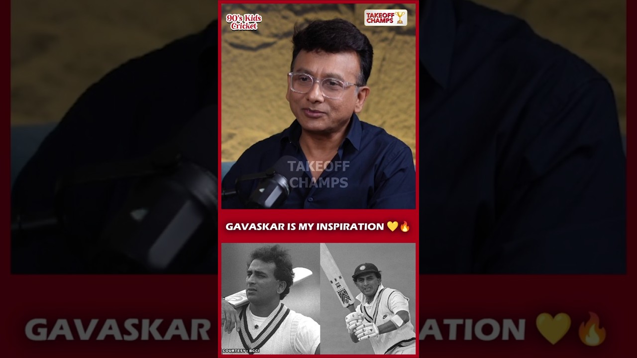 🔥Sunil Gavaskar is an Inspiration!  