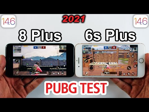 iPhone 6s Plus vs iPhone 8 Plus PUBG MOBILE TEST 2021 - IOS 14.6 PUBG TEST⚡