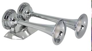 10108 — Chrome Plated Dual Trumpet Mini Air Horn by Marinco 9,006 views 6 years ago 6 seconds