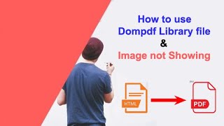 Generate PDF Image not Displaying dompdf Tutorial PHP