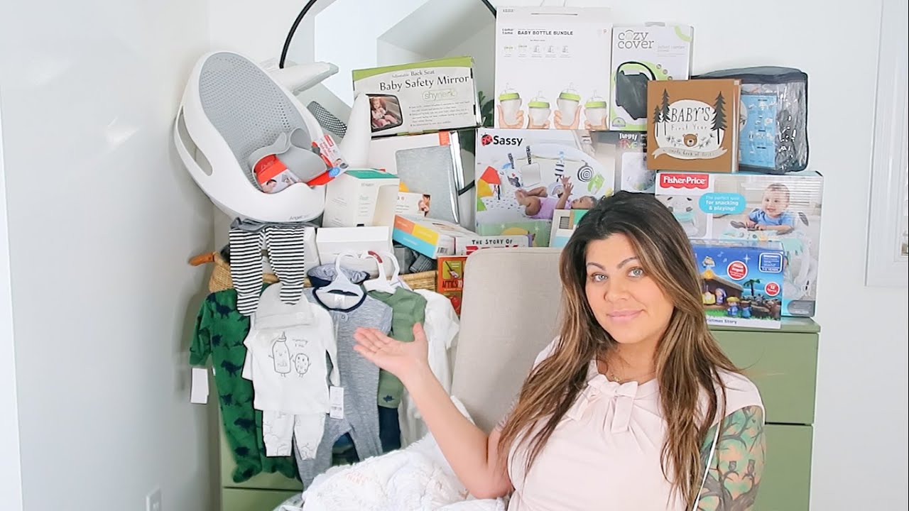 2021 BABY SHOWER HAUL FOR BABY BOY... Cutest outfits ever & baby must haves | This House of Ours