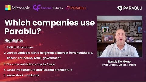 Which companies use Parablu