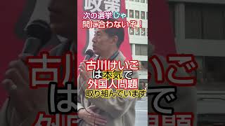 次の選挙じゃ間に合わない!古川けいごは本気で外国人に取り組んでいます!!#河合ゆうすけ #日本大和党 #しばき隊 #古川けいご#外国人問題 #不法滞在 #保守 #不法移民#移民問題#移民#川口市