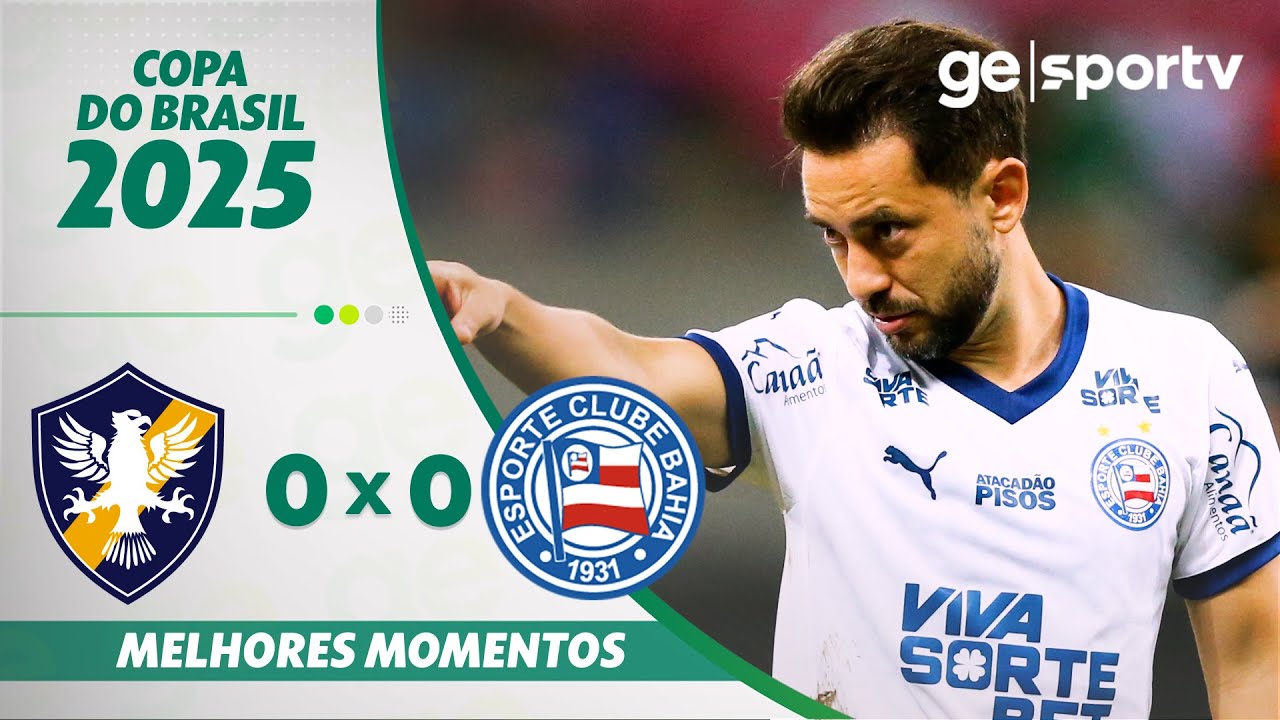 RETRÔ 0 X 0 BAHIA | MELHORES MOMENTOS | OITAVAS DE FINAL COPA DO BRASIL 2025 | ge.globo