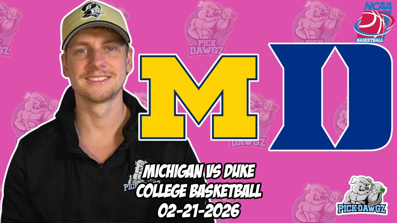Michigan vs Duke 2/21/26 Free College Basketball Picks and Predictions | NCAAB Pick