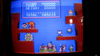 Tetris for NES - Type B level 9 prize screen
