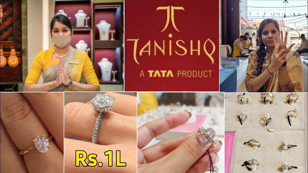 Tanishq Diamond Ring - Floral White Metal - Jewelry in Delhi, 135117331 -  Clickindia