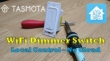 WiFi Dimmer Switch with Tasmota - Local MQTT Control