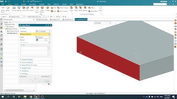 Lệnh Unite - Subtract - Trim body - Edge blend - Chamfer - Draft - Shell trong NX