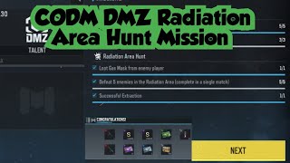 CODM DMZ Radiation Area Hunt Mission Complete Profile