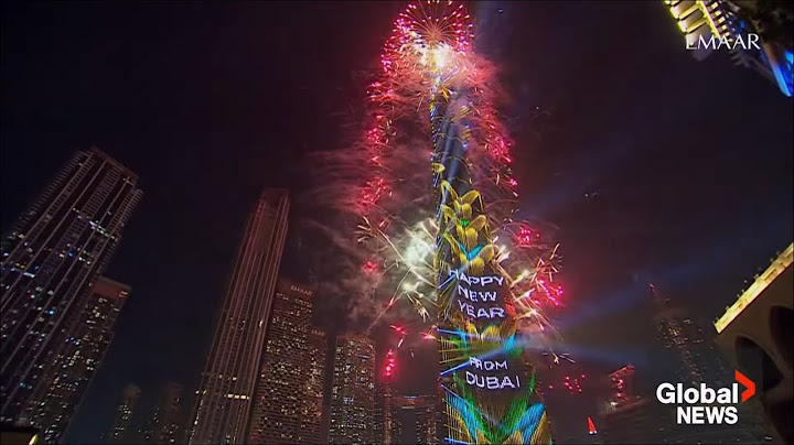 New Year's 2025: Dubai puts on stunning fireworks show at the Burj Khalifa Again Start