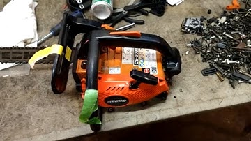 Echo cs-303t chainsaw carburetor adjustment.