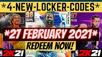 NBA 2K21 Locker Codes | Locker Codes 2K21 | 4 My Team Locker Codes| 2K21 Locker Codes | Next Gen