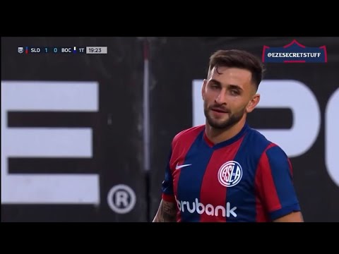 Jalil Elías (San Lorenzo) v Boca. Torneo de la Liga 2023, fecha 11