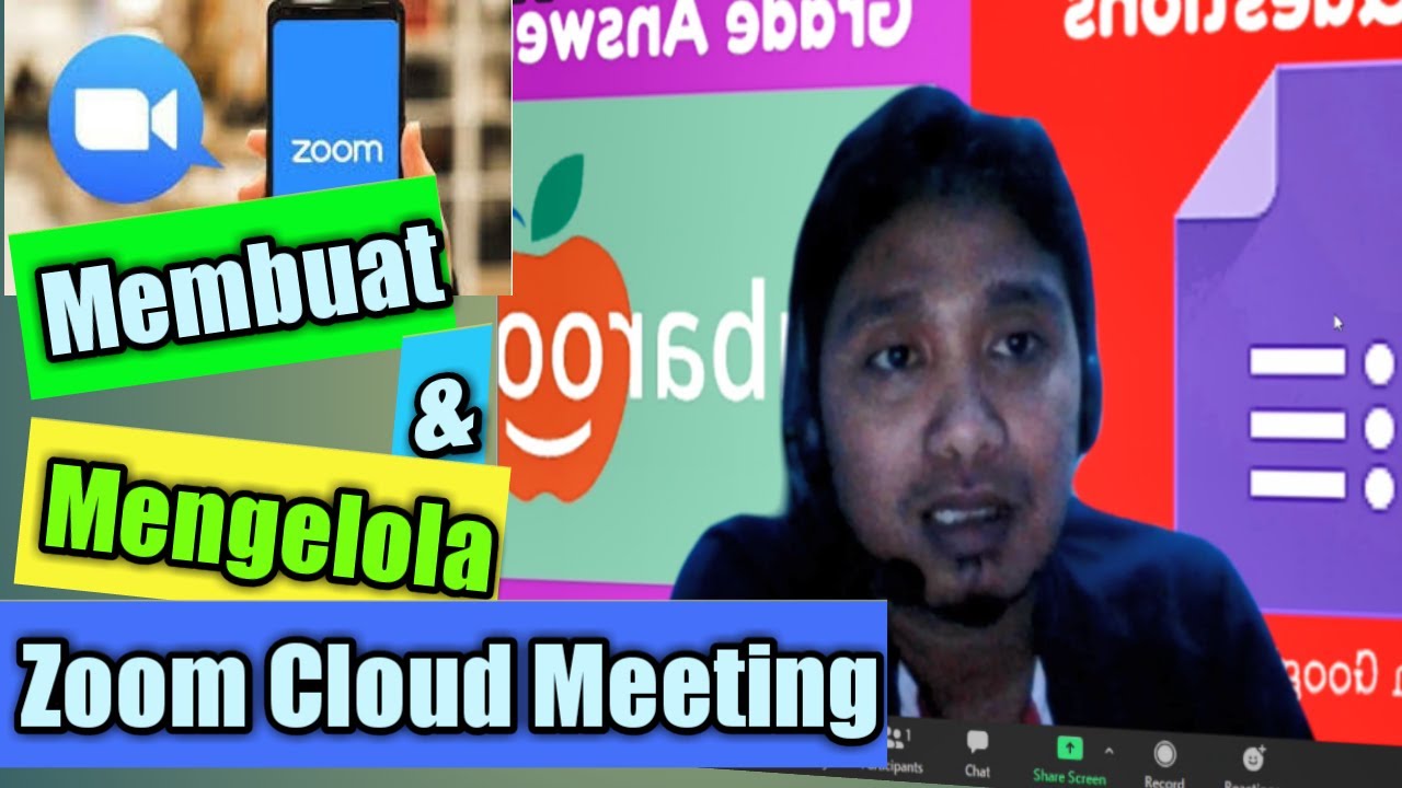 cara menggunakan zoom cloud meeting