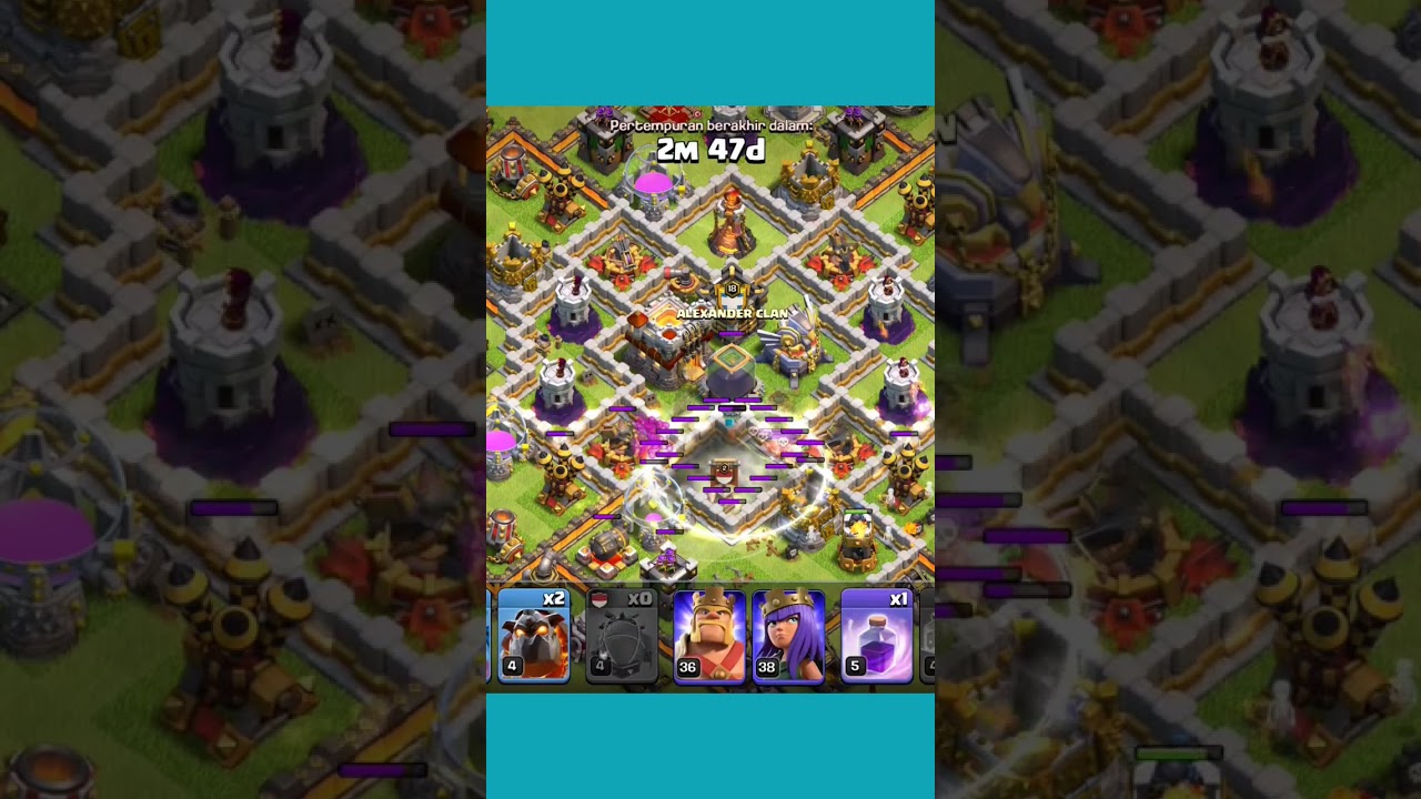 Combo Wizard Blimp Attack Town Hall 11 Base || Clash Of Clans 