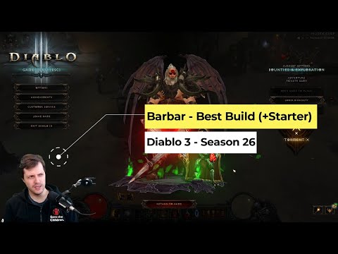 Diablo 3: Barbar Best Build für Season 26 (All in One)