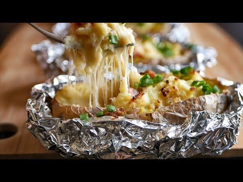 Все в восторге от этого рецепта! Картофель с начинкой 🥔