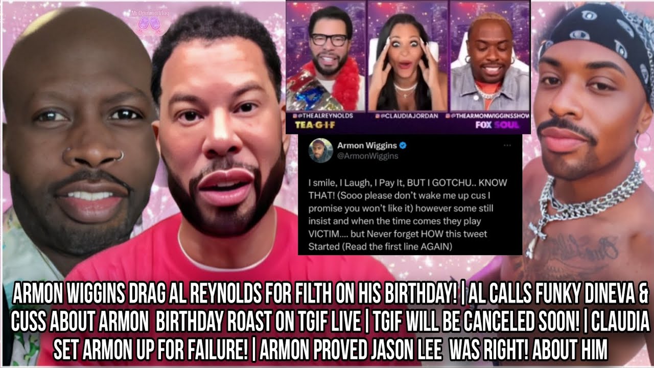 Armon Drags Al for Filth on his Birthday!|Al calls Funky Dineva on live!|Claudia set Armon up!