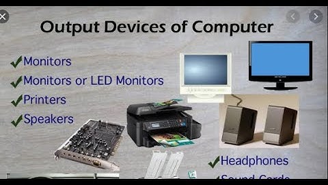 Out put devices of computer system lecture no1.part(1) Urdu/Hindi