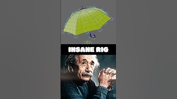 Maya Rig Showcase — Fully Rigged Umbrella #Maya #Rigging #Animation #RigShowcase #Shorts