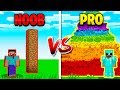 MINECRAFT NOOB vs PRO TALLEST TOWER!