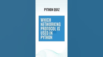 Python Networking Protocol #shorts #python