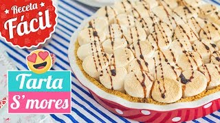 tarta s mores chocolate con marshmallows o malvaviscos quiero cupcakes