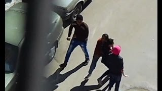 تحرش بفتاه في عز النهار في شارع جمال عبد الناصر بالاسكندرية