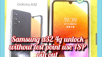 Samsung A32 4G FRP UNLOCK ISP BY JITAG PLUSH EMMC AND UFS REPAIR TOOL