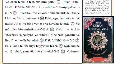 ختمة من مصحف التجويد باللغة التركية الصفحة رقم 313