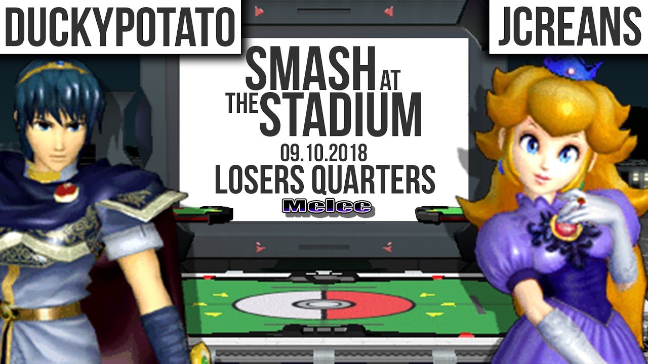 DuckyPotato (Marth) vs. JcReans (Peach) - Losers Quarters - Smash at The Stadium 09.10.2018