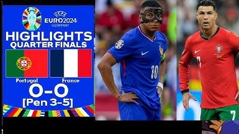 Portugal VS France 3-5| Euros 2024 Full Match Highlights| PENALTY SHOOTOUT