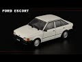1980-е, ABS и новый двигатель: Ford Escort GL Mk IV 1986 • Масштабные модели автомобилей 1:43