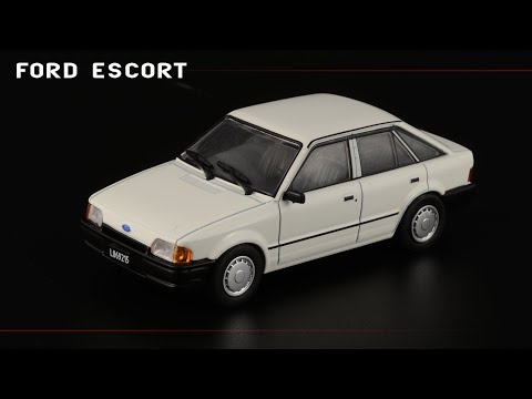 1980-е, ABS и новый двигатель: Ford Escort GL Mk IV 1986 • Масштабные модели автомобилей 1:43