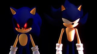 Dark Sonic V.S. Sonic.EXE - Powers &amp; Abilities Showcase [Animation]