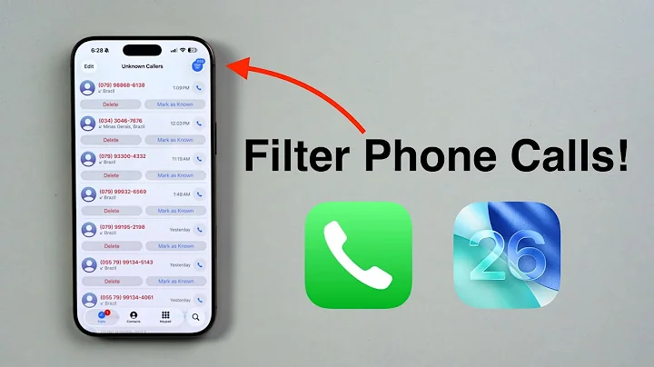 How To Filter Phone Calls in iOS 26 (Phone Screening) - Stop Spam Calls!